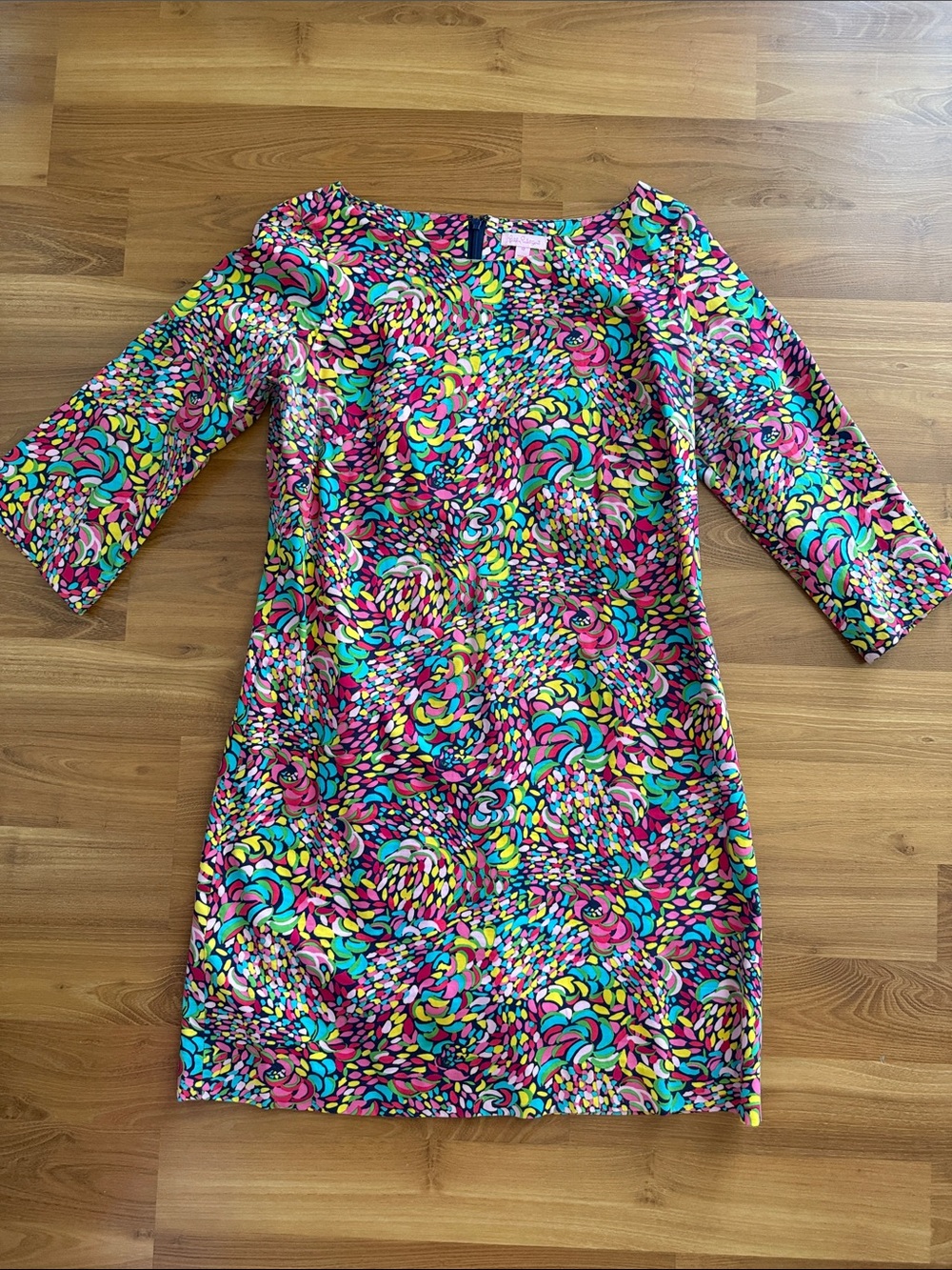 Lilly Pulitzer Multicolor Swirl Print Midi Dress